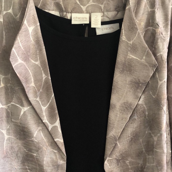 Chico’s Animal Print Light-weight Jacket/Blazer. - Picture 3 of 4